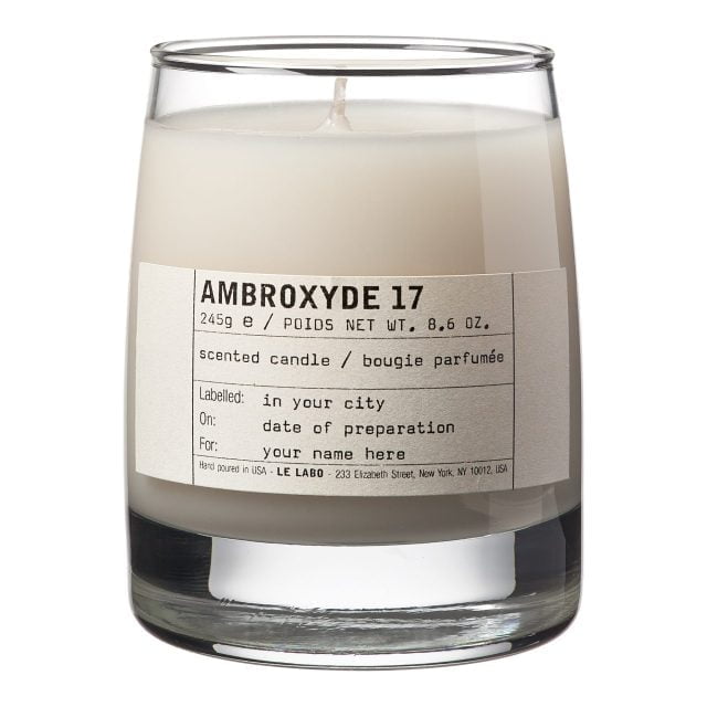 Le Labo Ambroxyde 17 Classic Candle WB 300ppi Beauté : les nouveautés à adopter pour le printemps